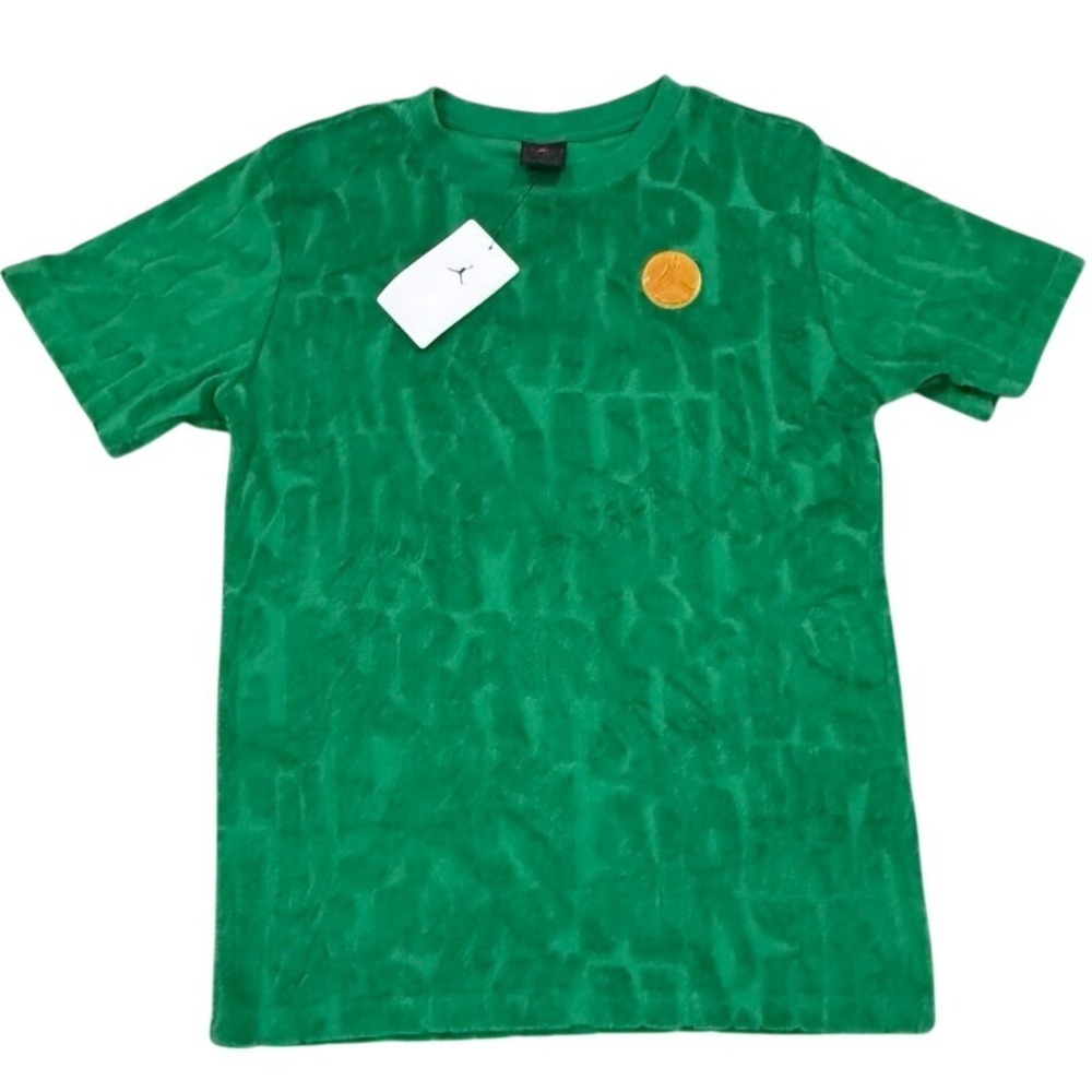 Jordan Kids Pine Green Terry Towel Tee‎ XL